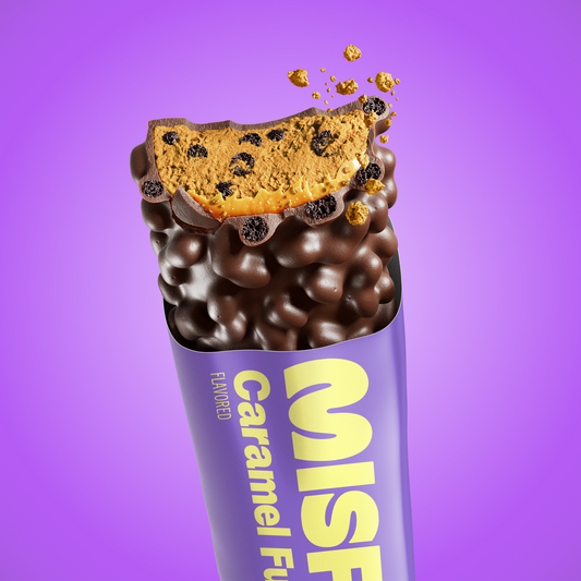 Misfits Plant-Based Protein Bar Caramel Fudge