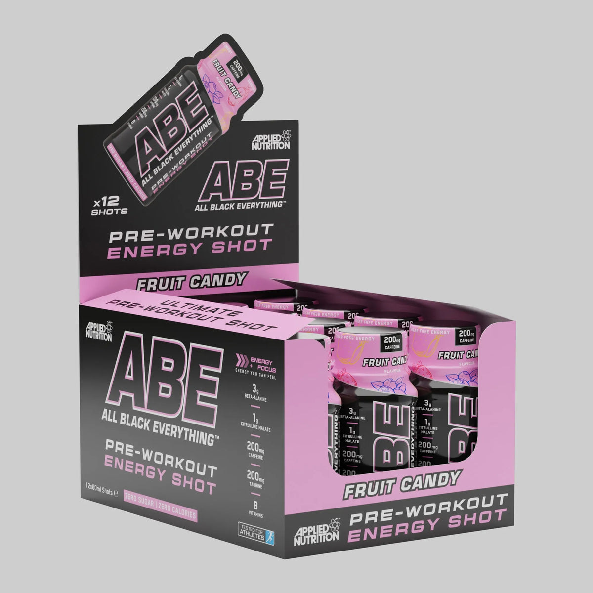 ABE Pre-Workout Shot Fruit Candy 12 x 60ml