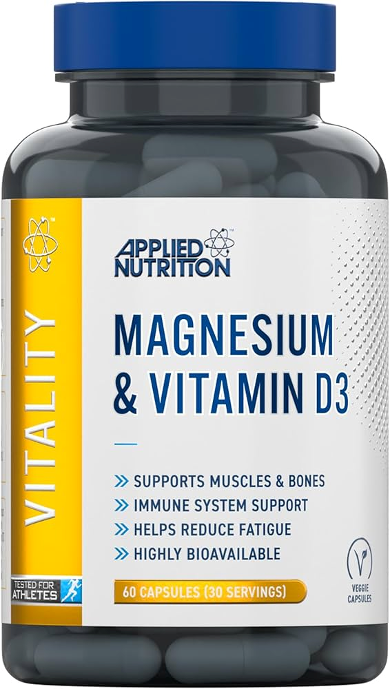 Applied Nutrition VITALITY Magnesium + D3 60 Caps