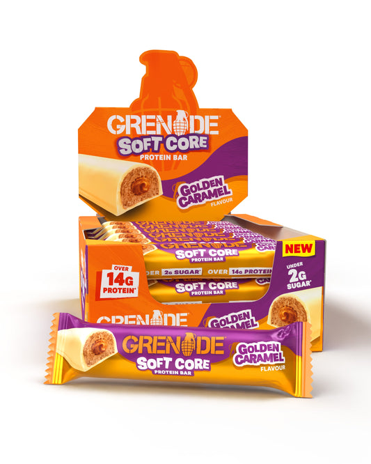 Grenade Soft Core Protein Bar 12x50g Golden Caramel case
