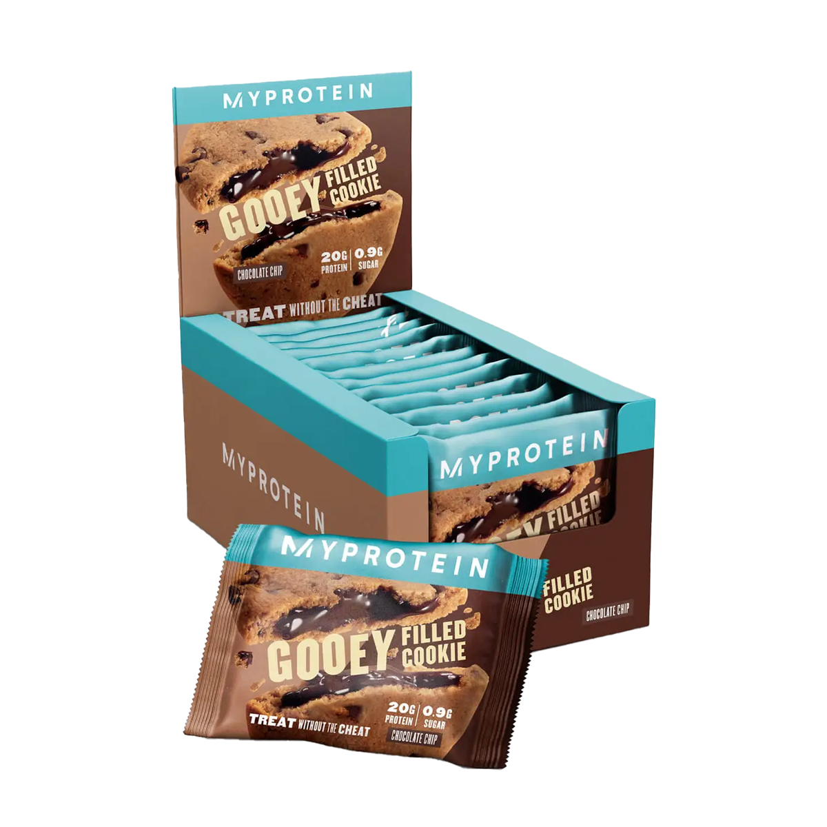 MyProtein Filled Cookie 12x75g Double Chocolate and Caramel