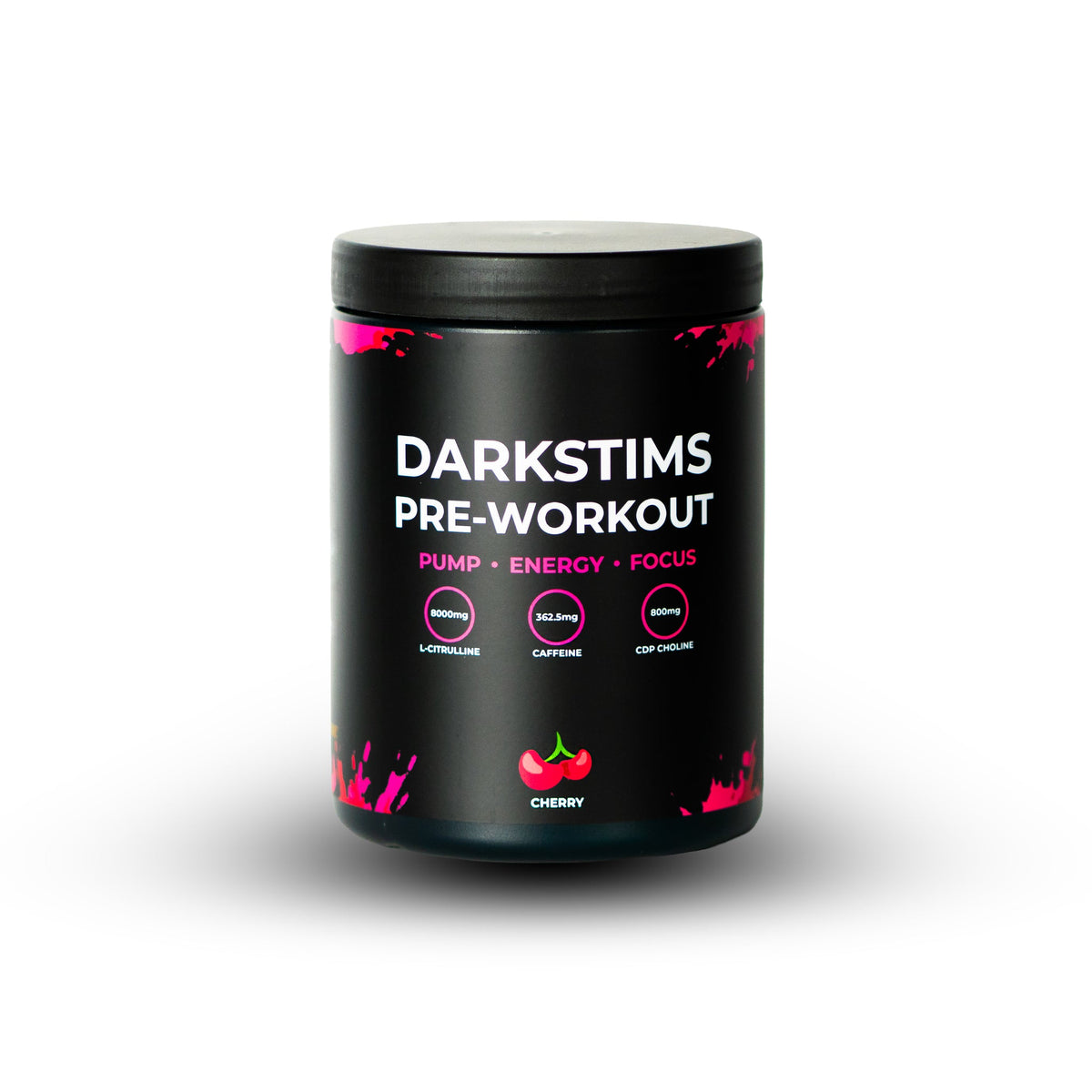 Darkstims Pre V4 500g pre-workout tub
