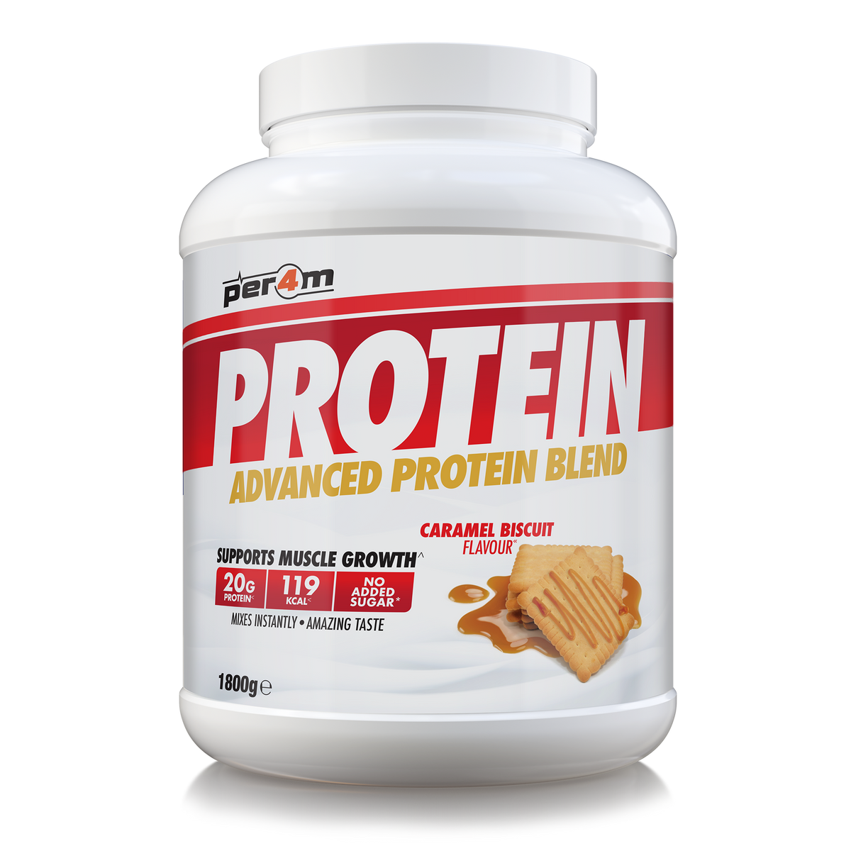 Per4m Advanced Protein 1.8kg Caramel Biscuit