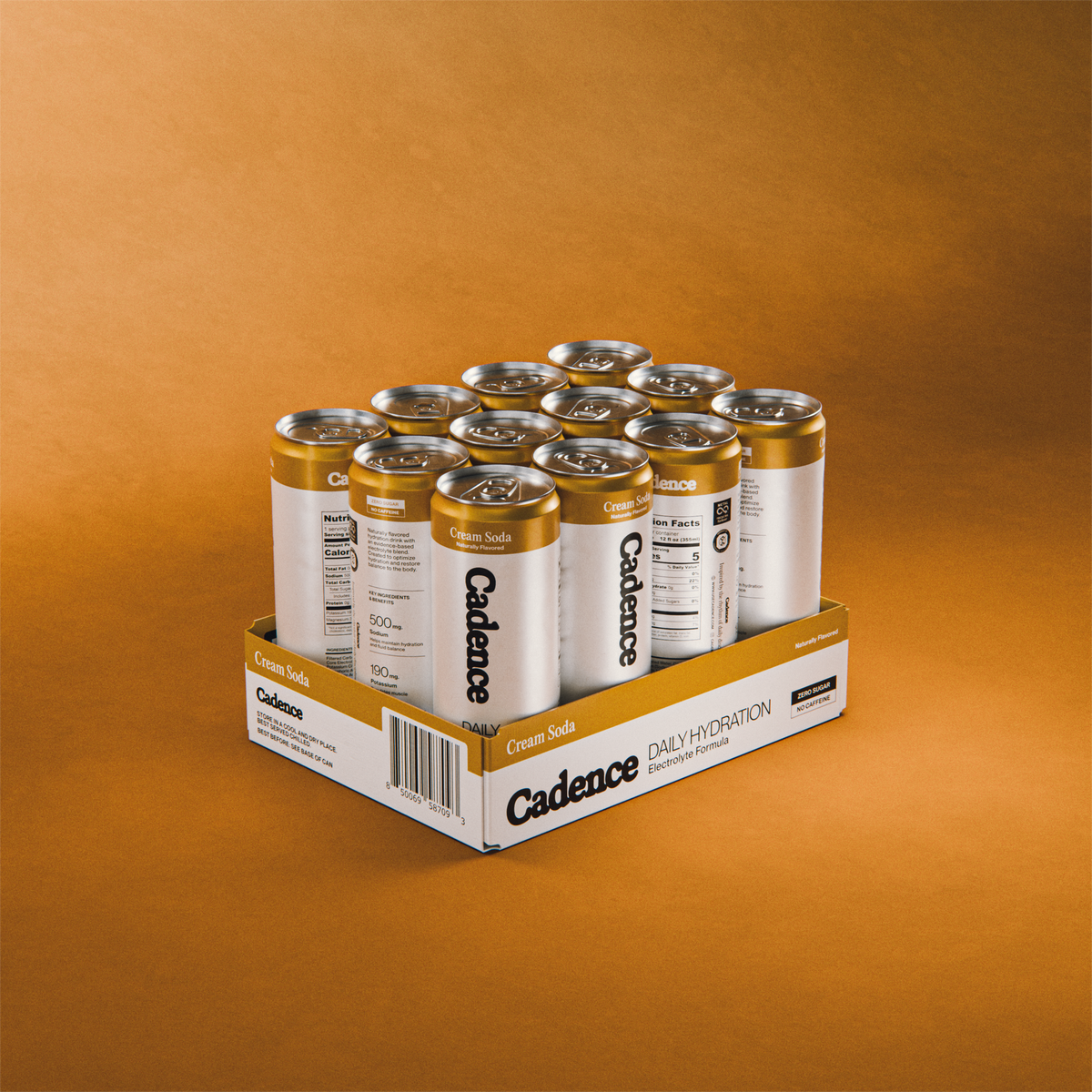 Cadence Energy Cream Soda case of 12
