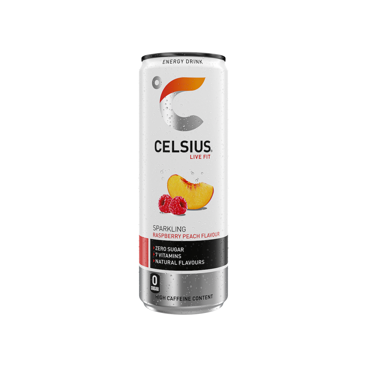Celsius Sparkling Raspberry Peach 355ml