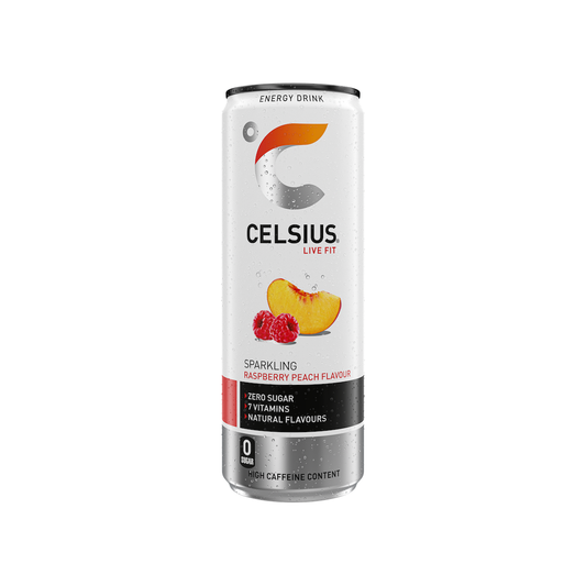 Celsius Sparkling Raspberry Peach 355ml