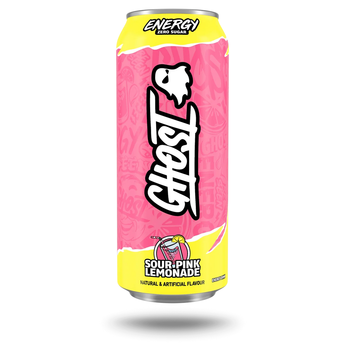 Ghost Energy Sour Pink Lemonade 12 x 500ml case