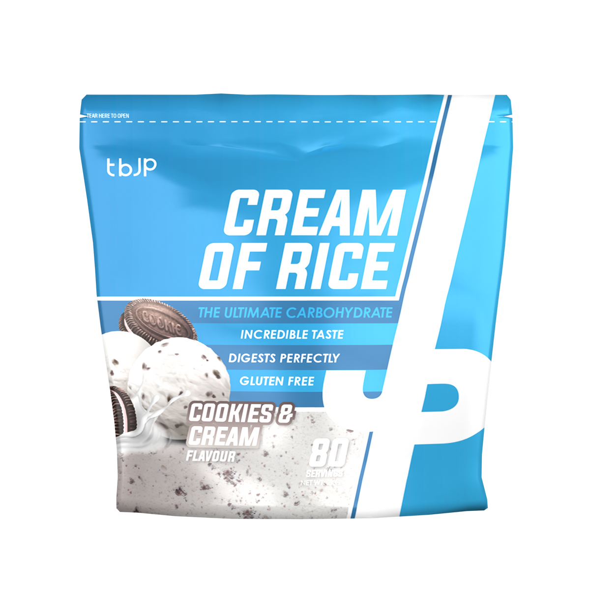 Trained By JP Cream Of Rice 2kg Cookies and Cream