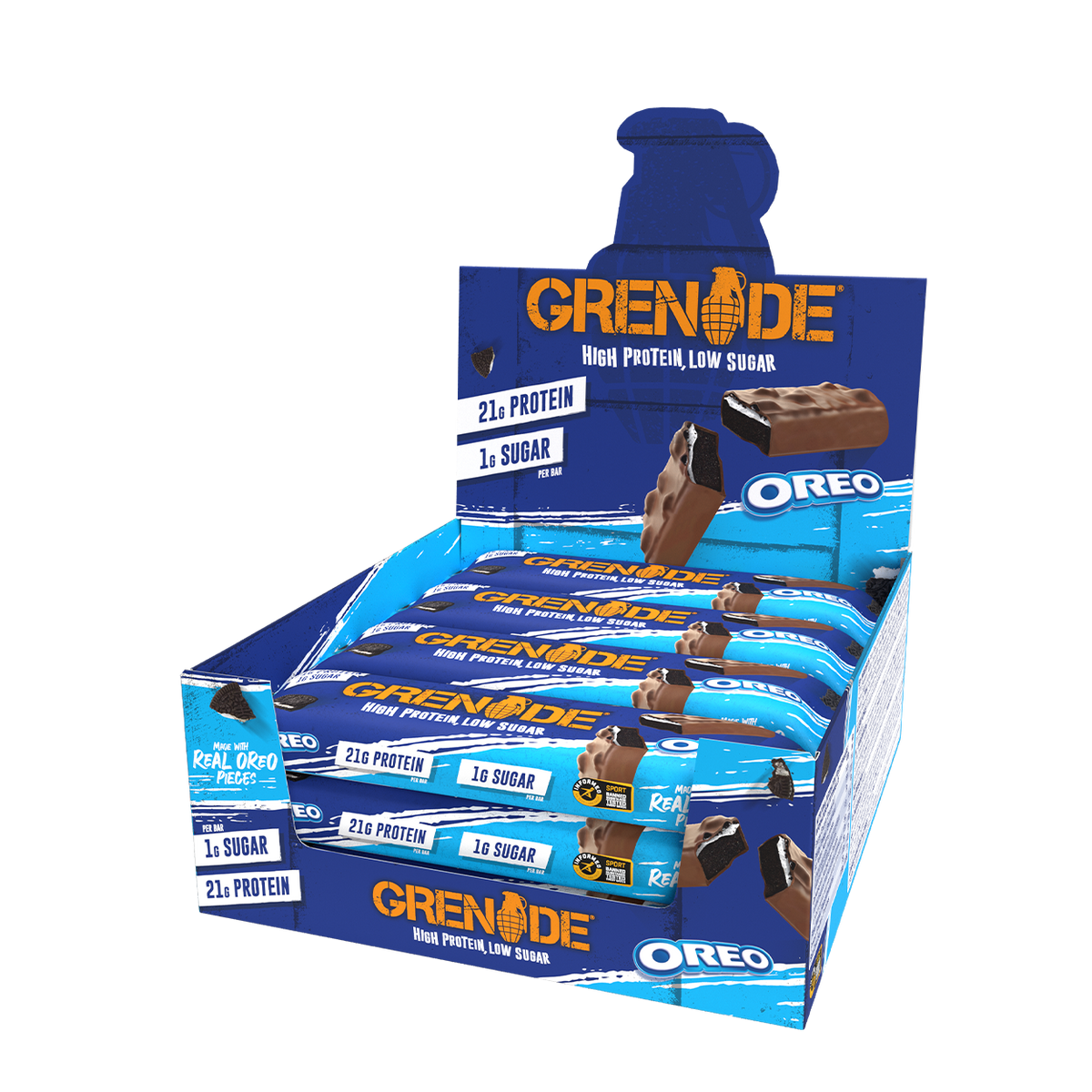 Grenade Protein Bar 12x60g Oreo